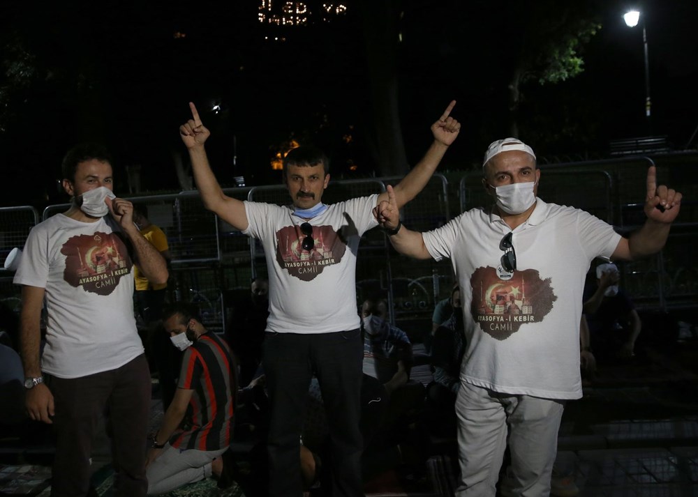 Ayasofya-i Kebir Camii Şerifi ibadete açıldı (Ayasofya'da 86 yıl sonra ilk namaz) - 51