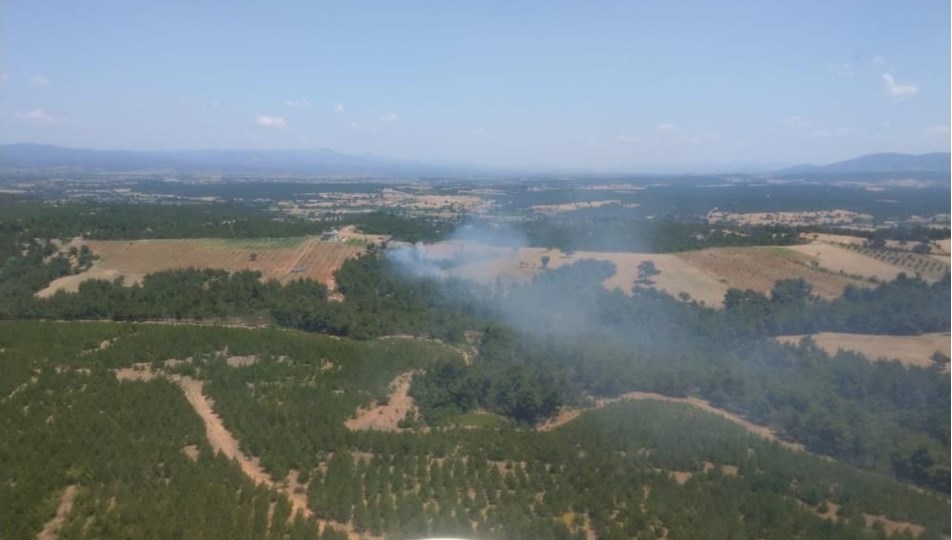 Çanakkale'de orman yangını kontrol altına alındı