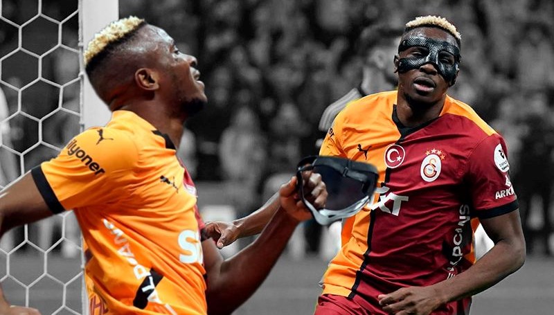 Galatasaray - Antalyaspor maçında geceye Victor Osimhen damgası: Kariyer sezonuna 6 adım kaldı