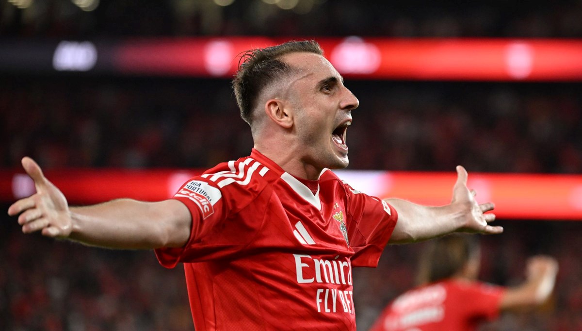 Kerem Aktürkoğlu, Benfica kariyerine golle başladı