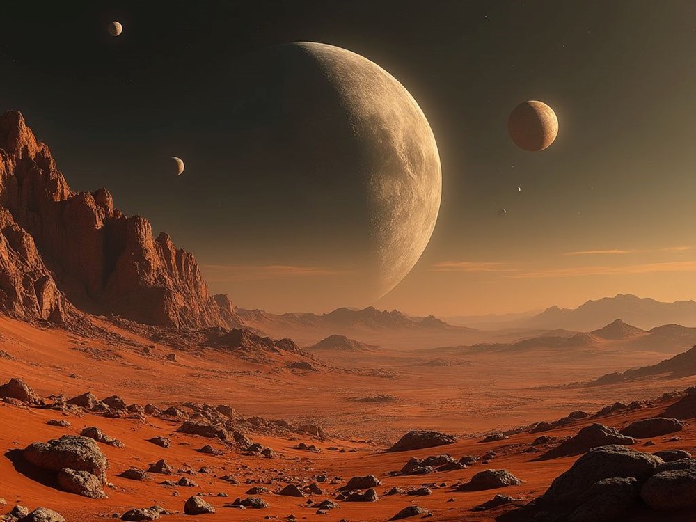 Mars'ın yüzeyinin altında gizemli yapılar keşfedildi - 8