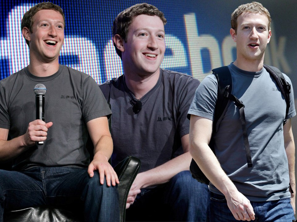 Mark Zuckerberg sadece gri renkli tişört giyiyor - 1