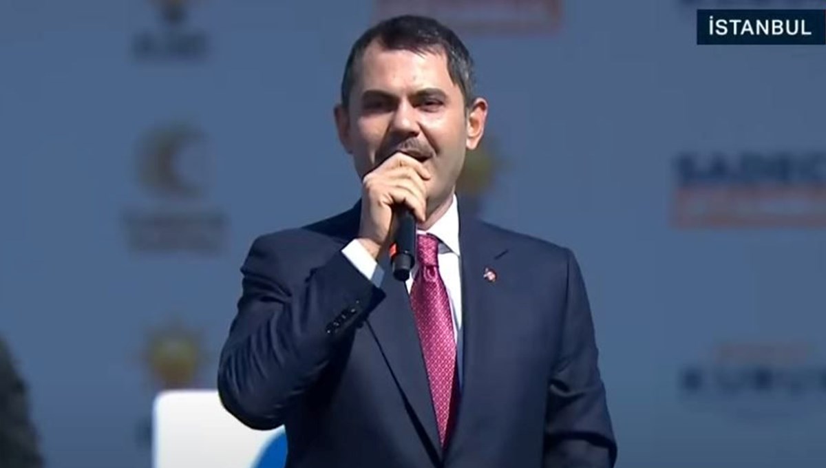 AK Parti adayı Murat Kurum İstanbul mitinginde konuşuyor (CANLI)