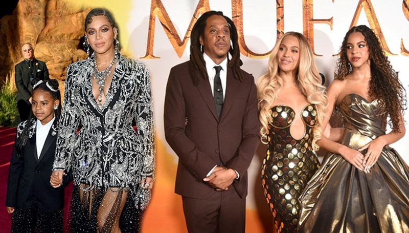 Cinsel saldırıyla suçlanan Jay-Z, Beyonce ve kızı ile kırmızı halıda