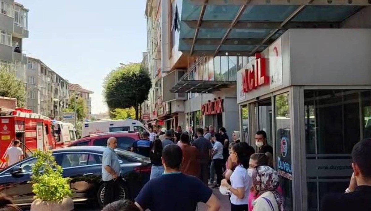 İstanbul'da hastanede yangın paniği