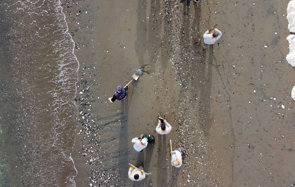 Akdeniz’de kıyılar ölü zehirli denizanalarından temizleniyor - 10
