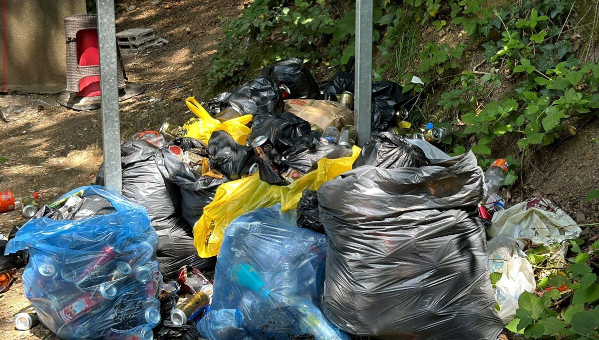 Belgrad Ormanı çöp yığınına döndü