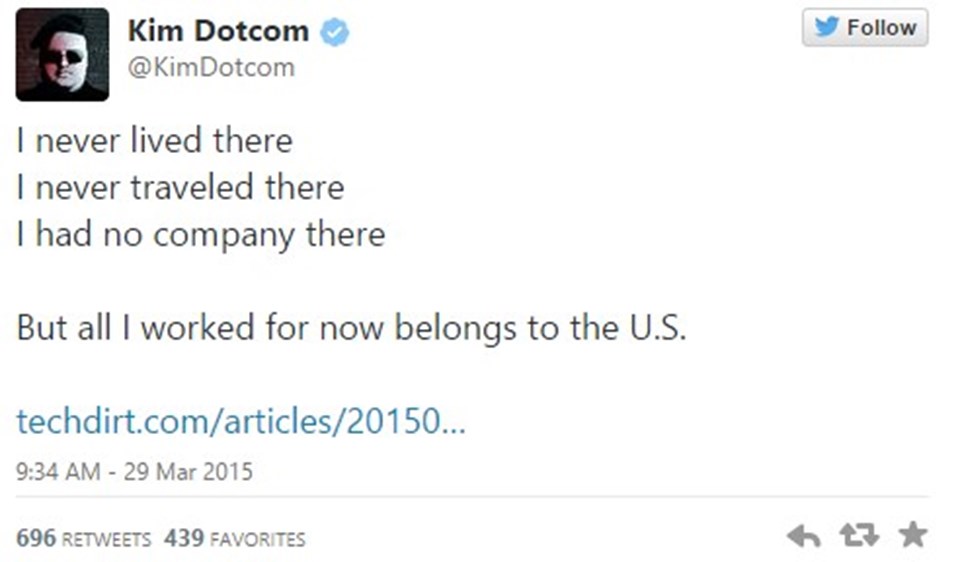 Kim Dotcom servetini ABD'ye kaptırdı - 1