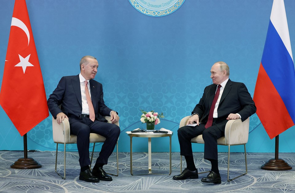 Cumhurbaşkanı Erdoğan, Astana'da Rus lider Putin'le bir araya geldi | Suriye'deki gerilimi görüştüler - 1