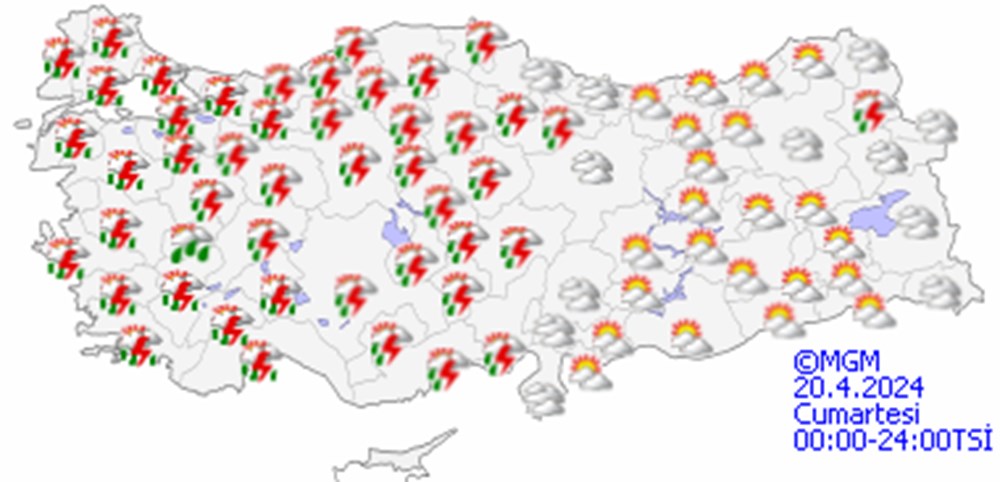 Meteoroloji’den 45 il için sağanak ve fırtına uyarısı: Bu gece başlayacak (İstanbul, Ankara, İzmir hava durumu) - 11