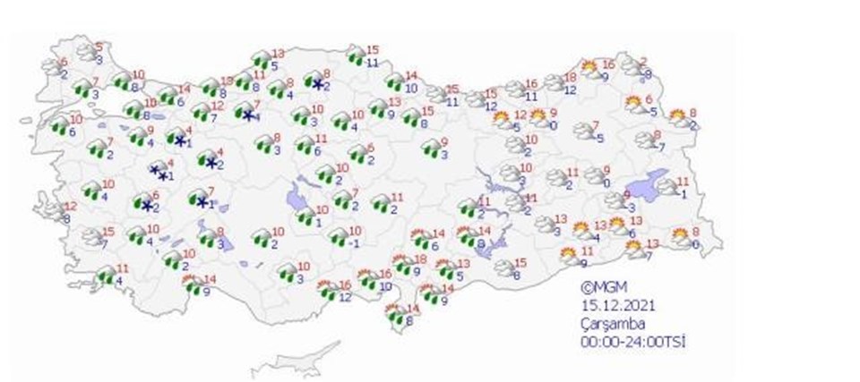 Meteoroloji'den sağanak yağış ve kar uyarısı (Bugün hava nasıl olacak?) - 4