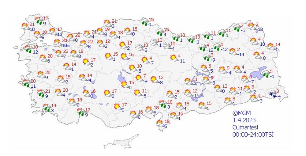 56 il için sarı ve turuncu kod (Meteoroloji'den haftalık hava durumu raporu) - 7