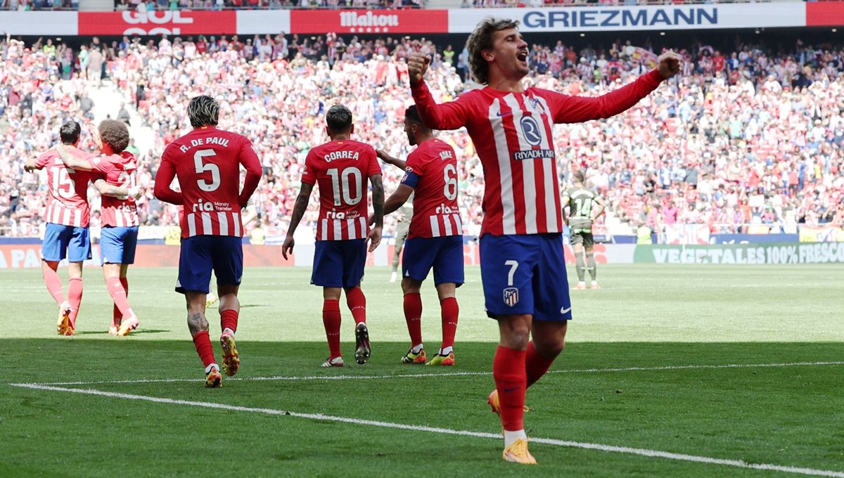 Atletico Madrid 3 puanı 3 golle aldı Atletico Madrid 3 puanı 3 golle aldı