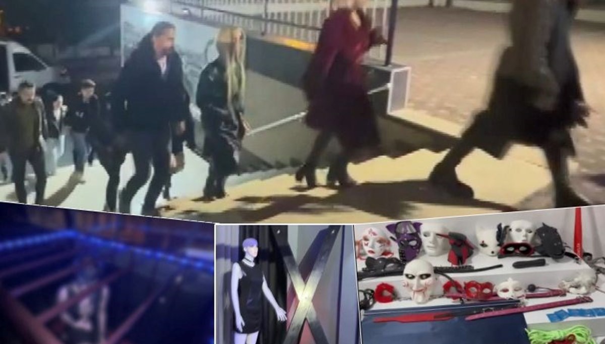 Kafeste kırbaçlama, kelepçeyle bağlama! Beyoğlu'nda partiye baskın, 32 kişi gözaltına alındı Kafeste kırbaçlama, kelepçeyle bağlama! Beyoğlu'nda partiye baskın, 32 kişi gözaltına alındı