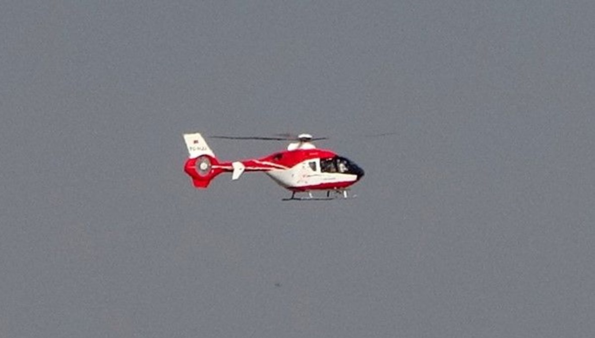 Ambulans uçak kalp hastası bebek için havalandı