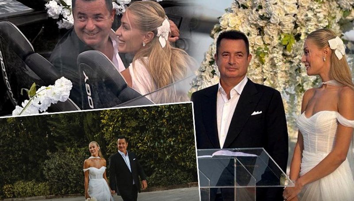 Yılın düğününe büyük ilgi | Ayça Çağla Altunkaya ile Acun Ilıcalı evlendi