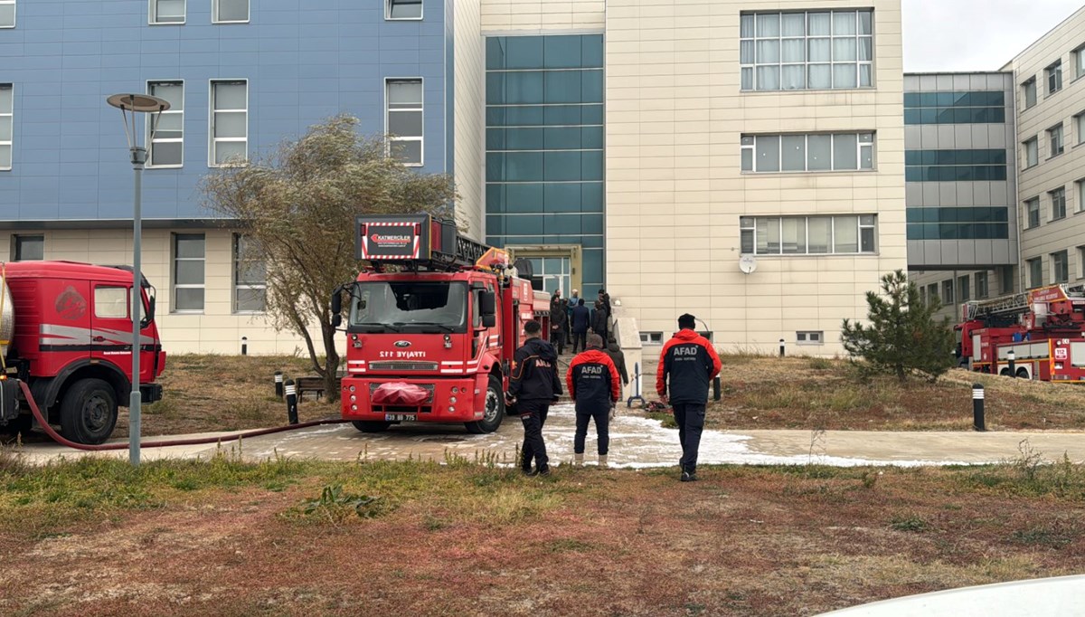 Kırklareli Üniversitesi'nde yangın