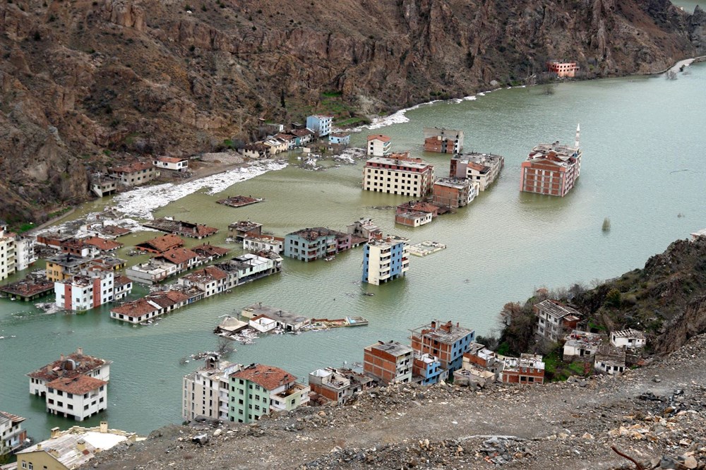 Yusufeli Barajı'nda su seviyesi 106 metreyi aştı - 8