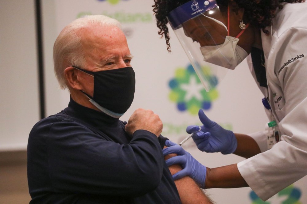 Biden, elected president of the US, received the Covid-19 - 8 vaccine