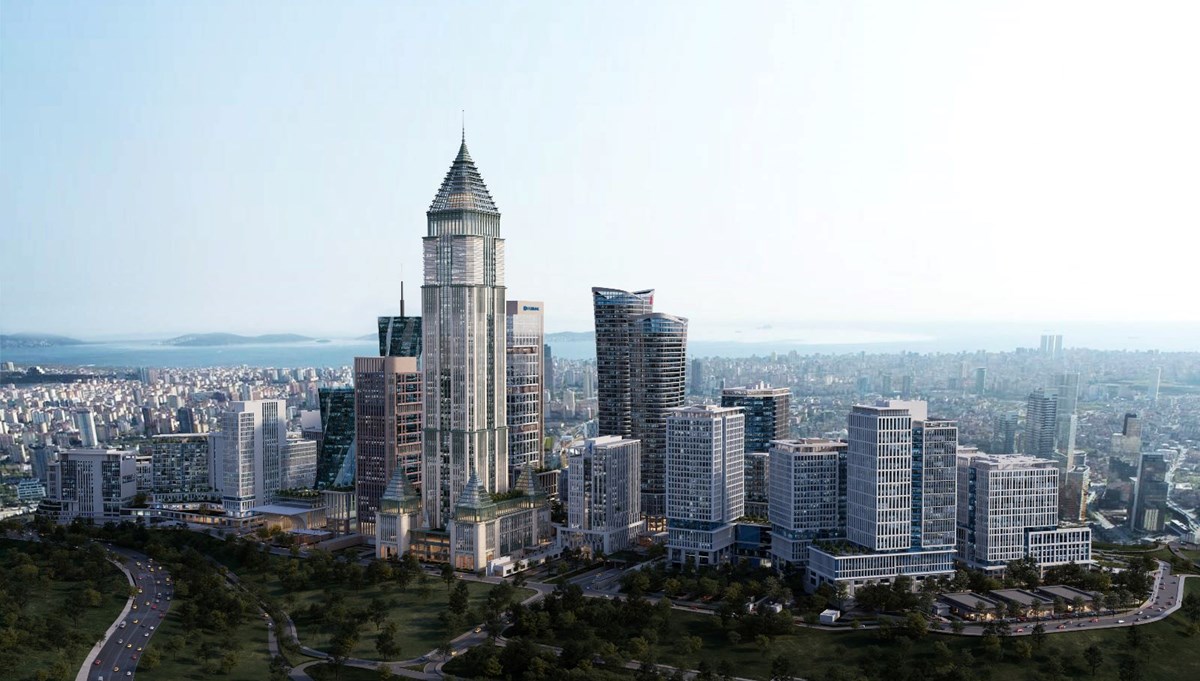 İstanbul Finans Merkezi'nde yangın paniği İstanbul Finans Merkezi'nde yangın paniği