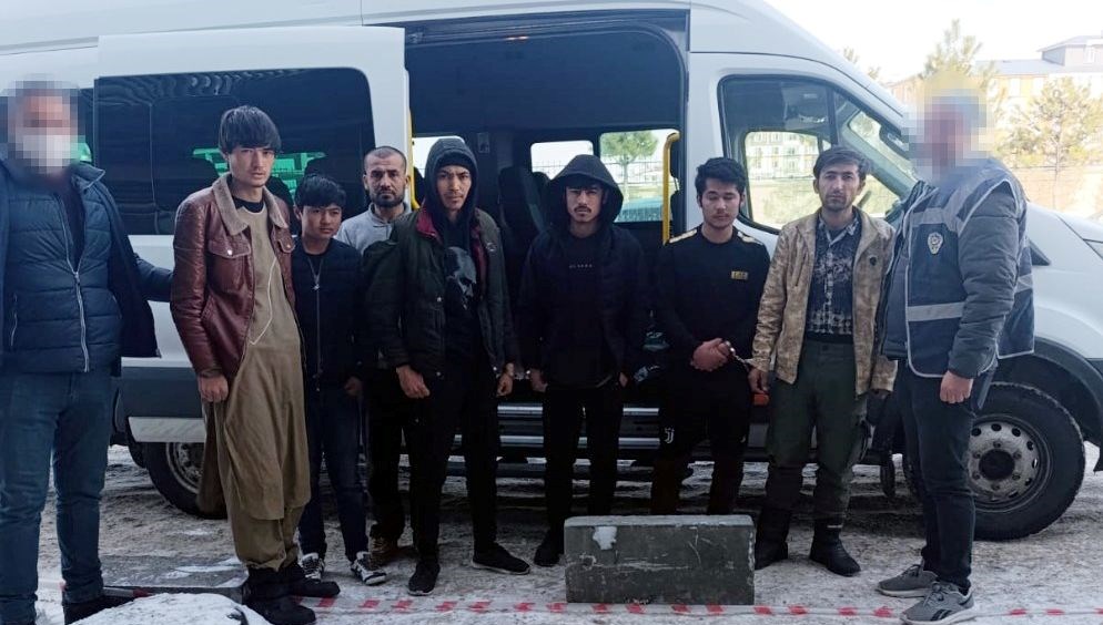 Kars'ta 7 düzensiz göçmen yakalandı