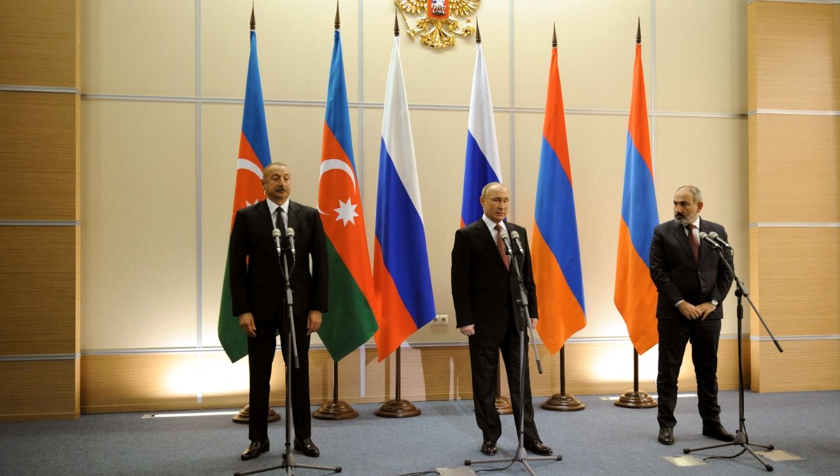 Soçi'de üçlü zirve: Putin, Aliyev ve Paşinyan bir araya geldi