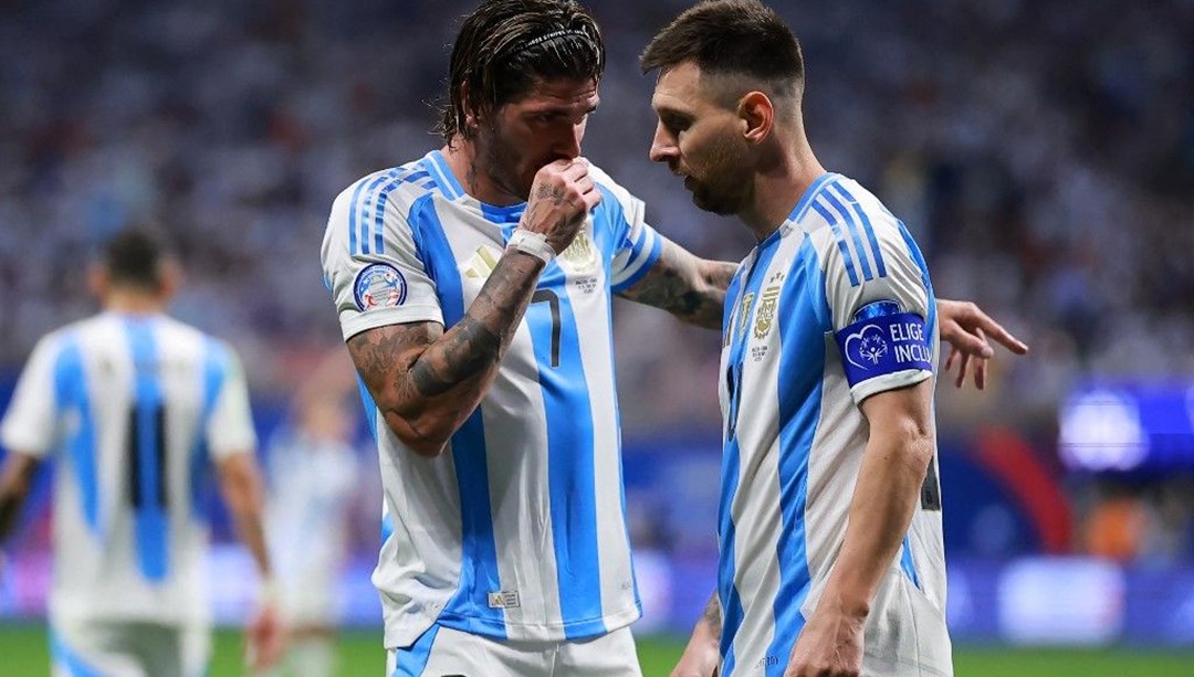 Yeniden buluştular: Rodrigo de Paul ile Messi'nin yanına gitti