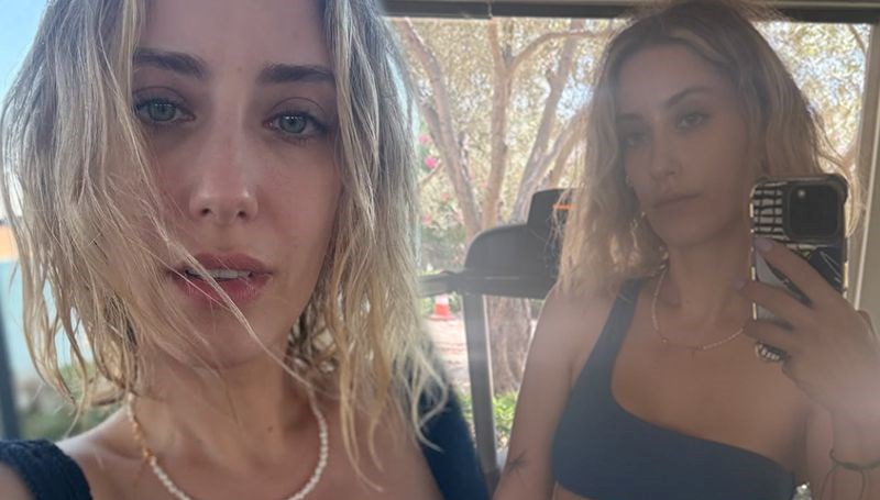 Hazal Kaya'dan spor sonrası poz