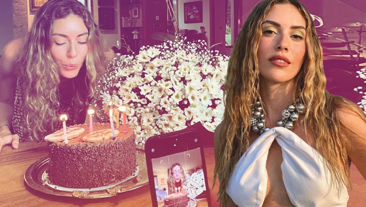 Sinem Kobal'dan doğum günü pozu Sinem Kobal'dan doğum günü pozu