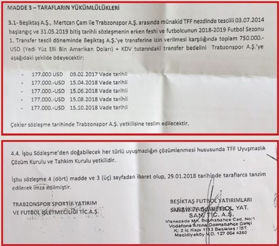 Beşiktaş, Trabzonsporlu Mertcan Çam transferini bitirmiş - 1