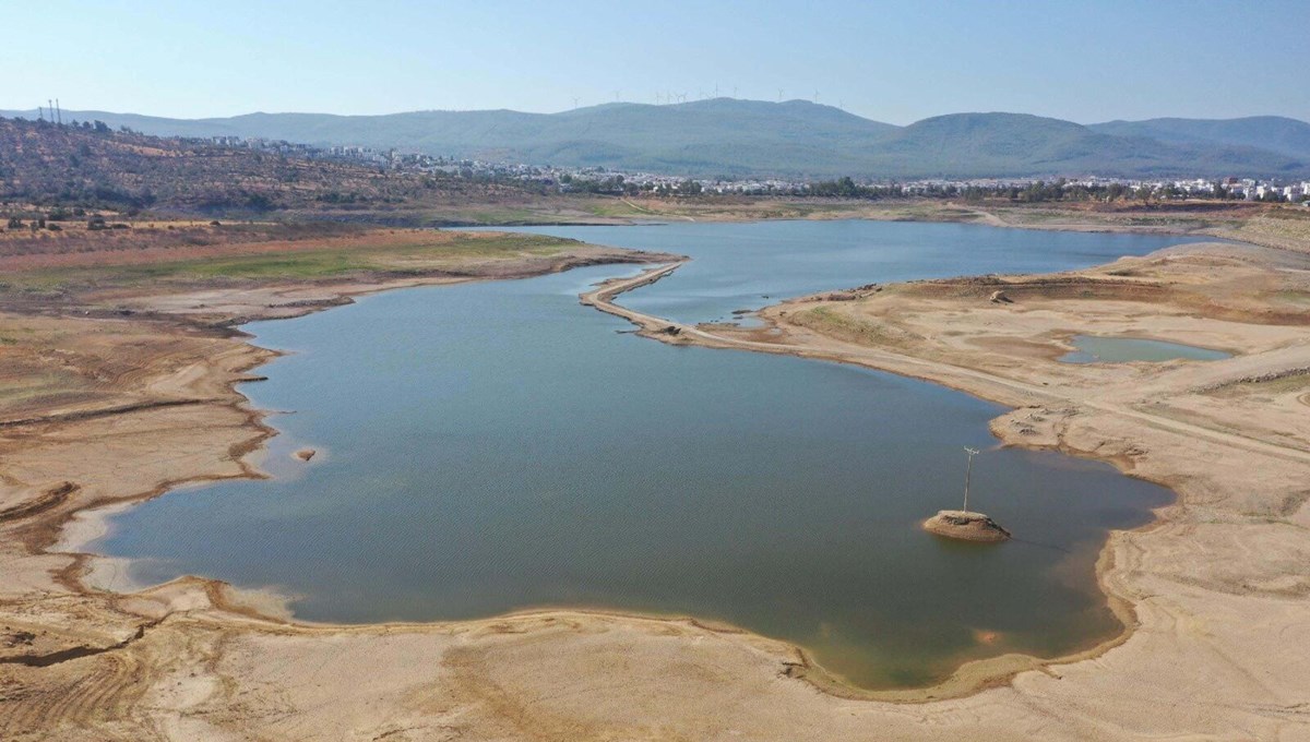 Bodrum'da dibi gören barajlardan sevindiren haber