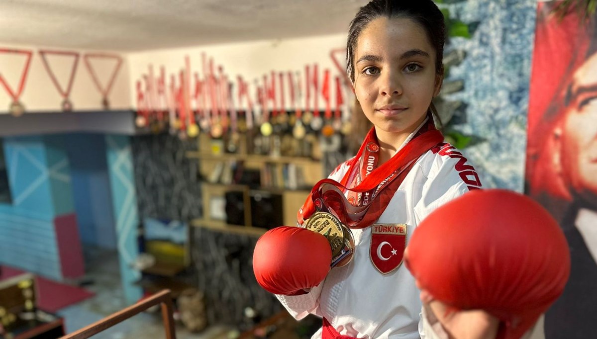 Şampiyon karateci Turna Gürbüz masraflar nedeniyle turnuvaya gidemiyor Şampiyon karateci Turna Gürbüz masraflar nedeniyle turnuvaya gidemiyor