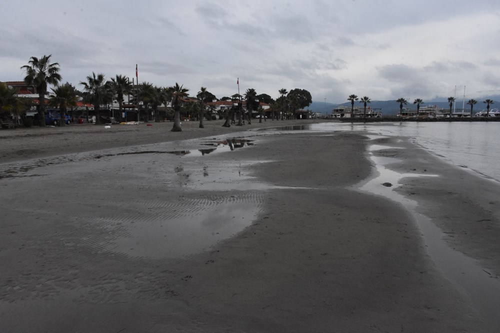 Muğla'da deniz suyu 40 metre çekildi - 9