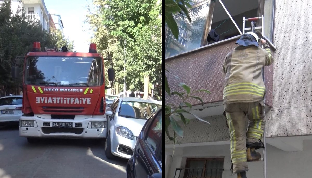 İtfaiyenin olay yerine ulaşma çabası: Duman mangaldan geliyormuş
