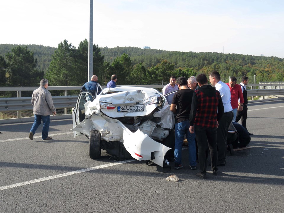 Kuzey Marmara Otoyolu'nda kaza: 1'i ağır 4 yaralı - 2