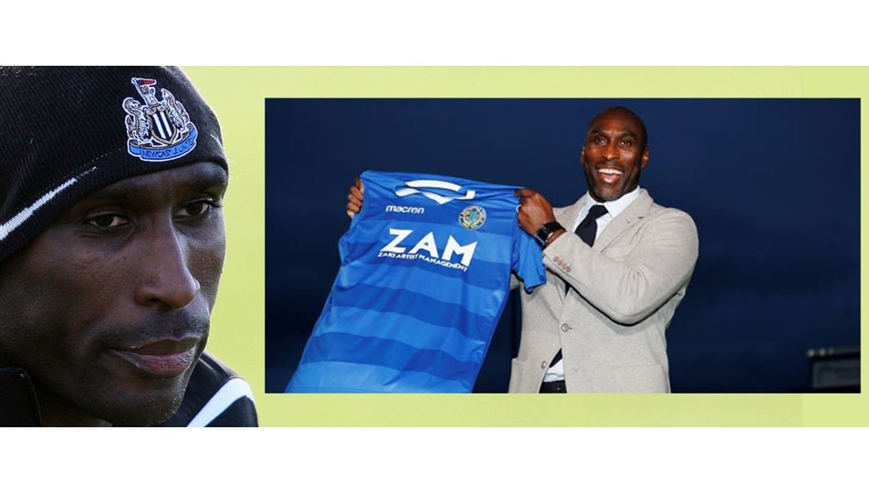 Andy Cole ile Sol Campbell aynı takımda buluştu