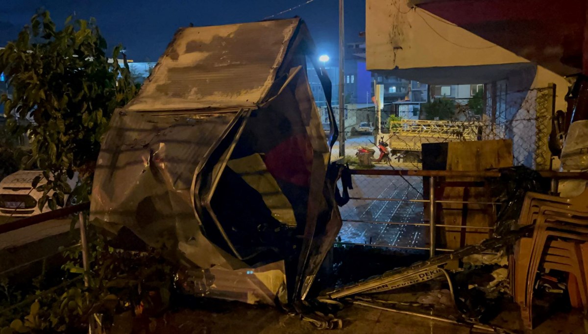 İskenderun’da korkutan yangın