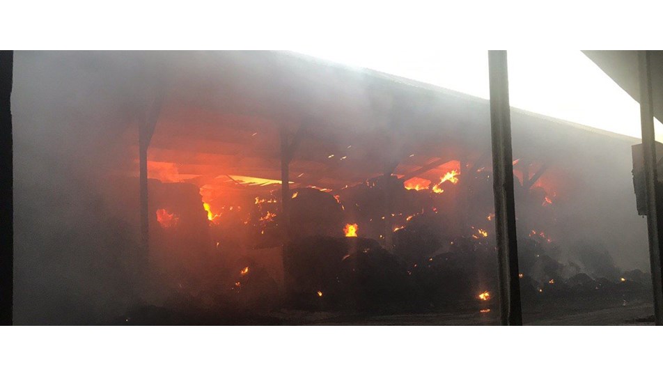 Kırklareli'de hayvan çiftliğinde yangın