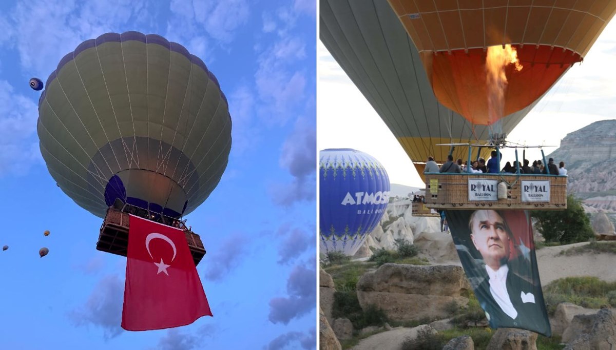 Kapadokya'da 19 Mayıs kutlaması