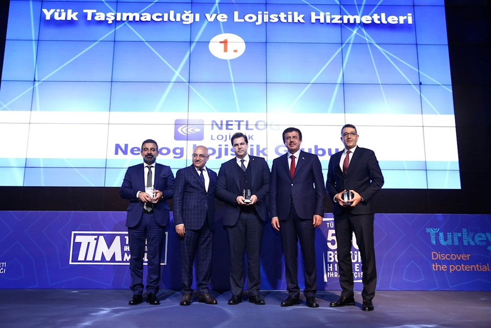 Netlog Lojistik Grubu, Türkiye’nin en büyük 6'ncı hizmet ihracatçısı oldu - 1
