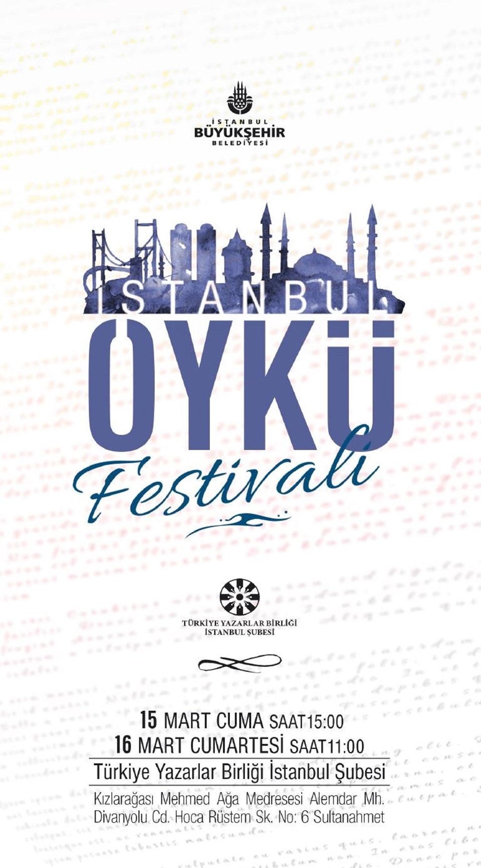 1. İstanbul Öykü Festivali başlıyor - 1