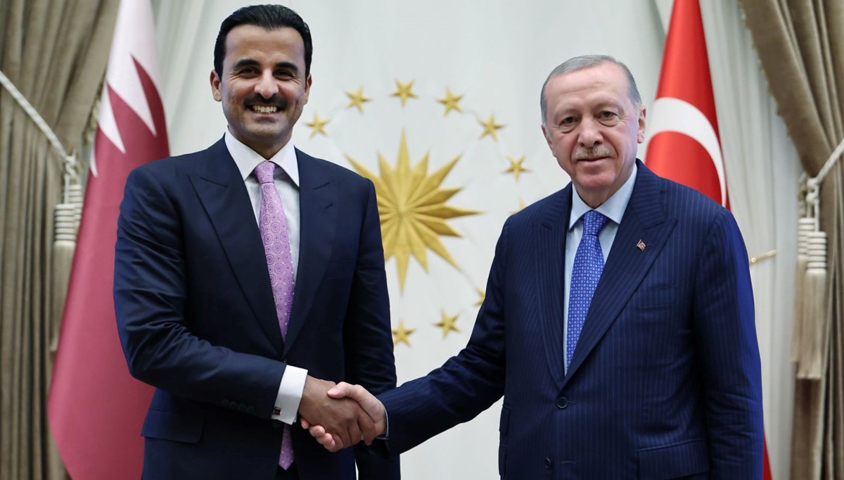 Cumhurbaşkanı Erdoğan ile Katar Emiri'nin görüşmesi başladı Cumhurbaşkanı Erdoğan ile Katar Emiri'nin görüşmesi başladı