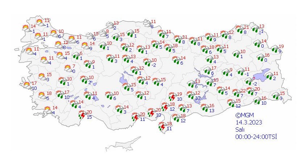 Meteoroloji'den 58 il için uyarı (Hafta sonu hava nasıl olacak?) - 14