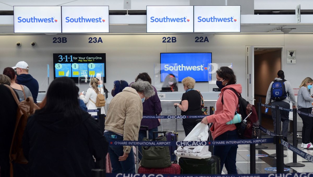 ABD’de hava yolu şirketi Southwest Airlines'in 2000’den fazla uçuşu iptal oldu