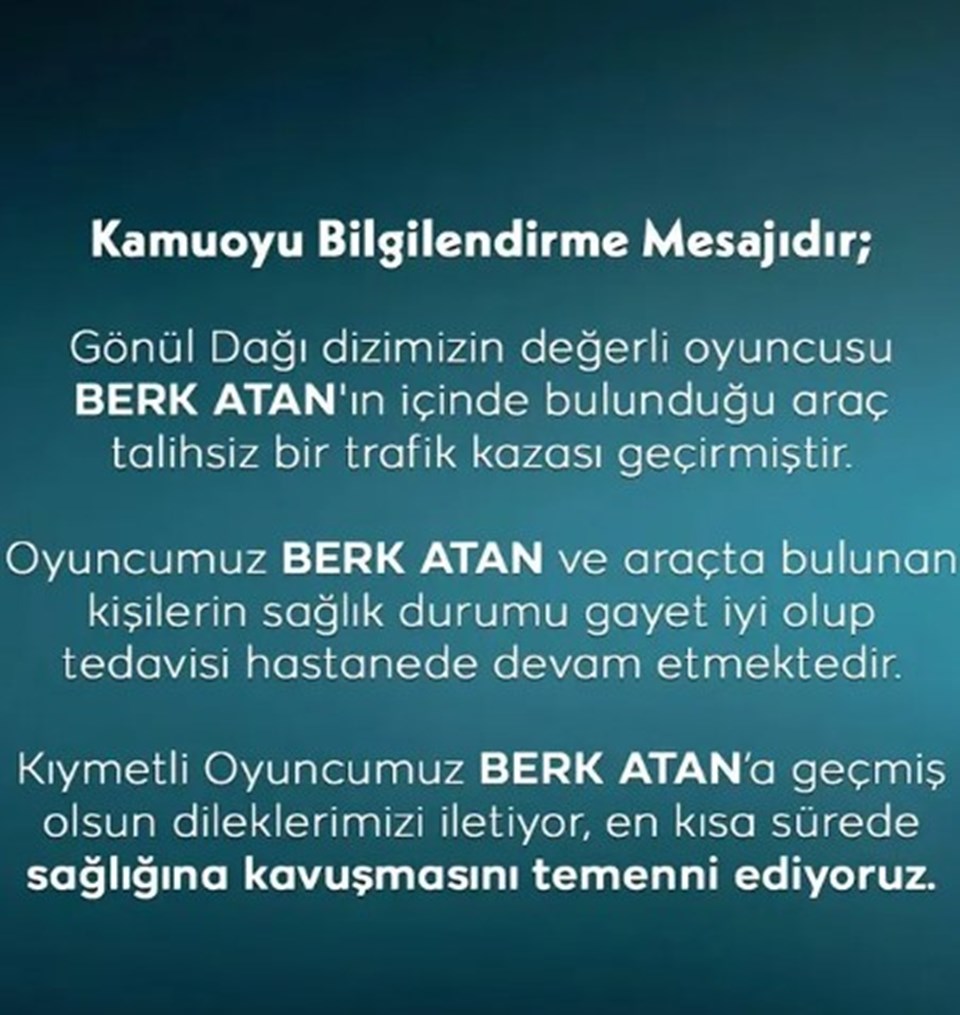 Oyuncu Berk Atan trafik kazası geçirdi - 4