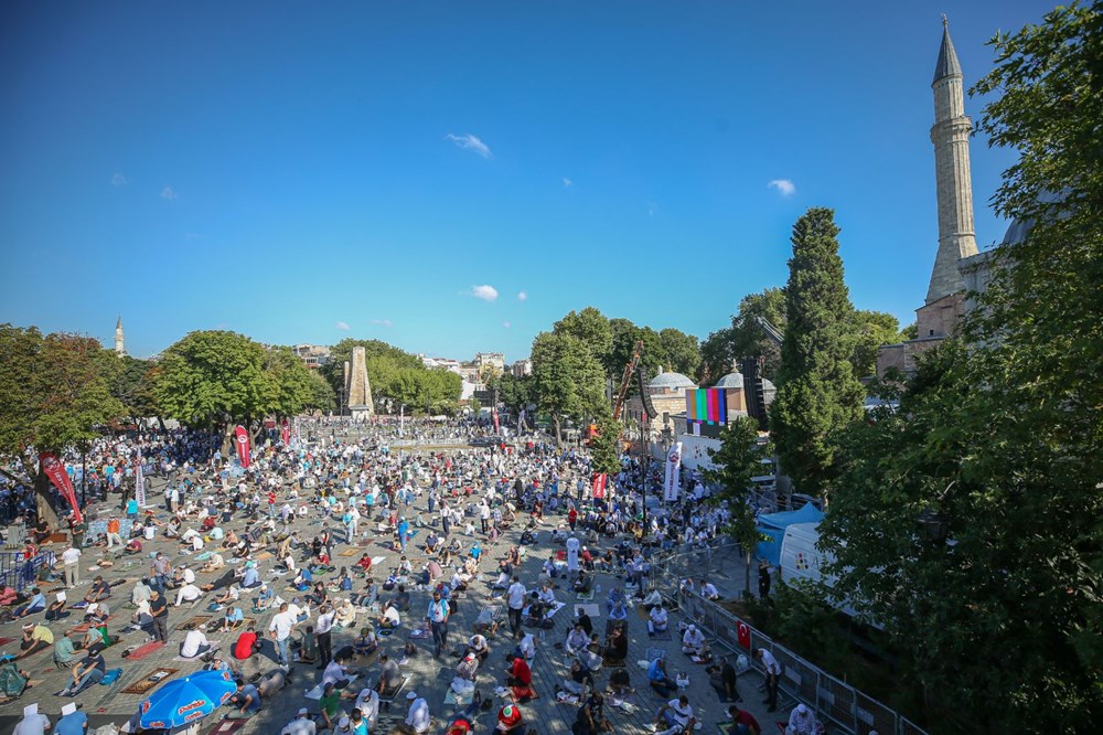 Ayasofya-i Kebir Cami-i Şerifi ibadete açılıyor (Ayasofya'da 86 yıl sonra ilk namaz) - 7