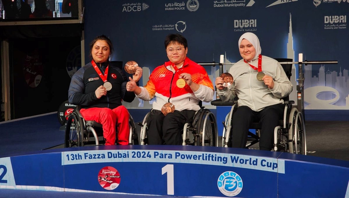 Milli para halterci Sibel Çam, Dünya Kupası'nın Dubai ayağında 2. oldu Milli para halterci Sibel Çam, Dünya Kupası'nın Dubai ayağında 2. oldu