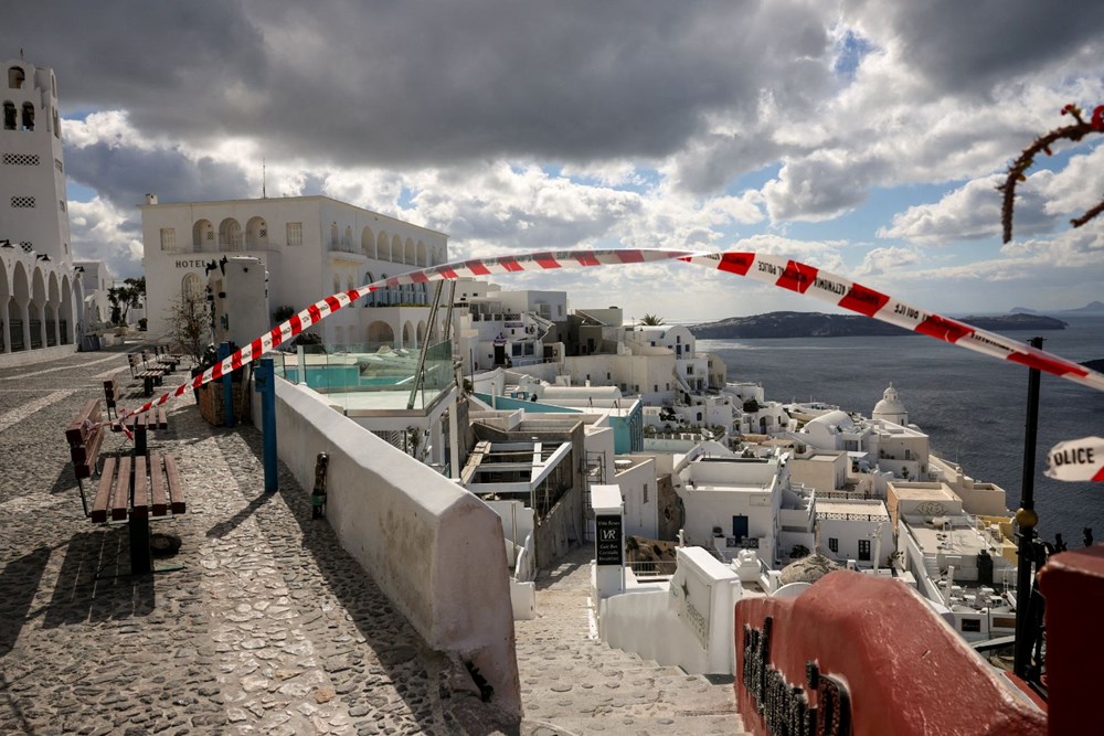 Santorini'nin yerlileri kaçmamakta kararlı:
