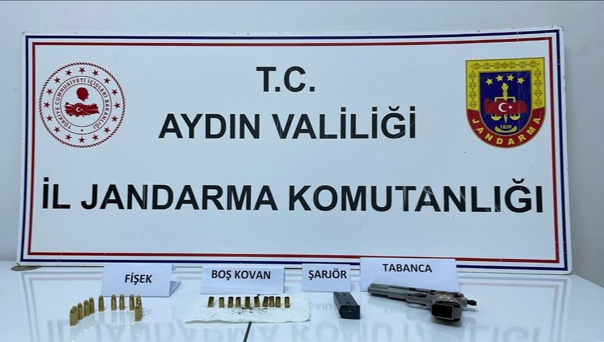 Aydın'da silahla havaya ateş açan şüpheli yakalandı