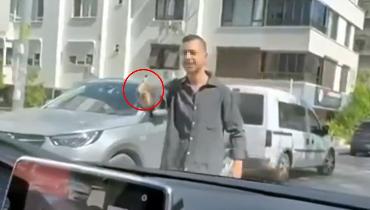 Trafikte silah çekmişti, tutuklandı